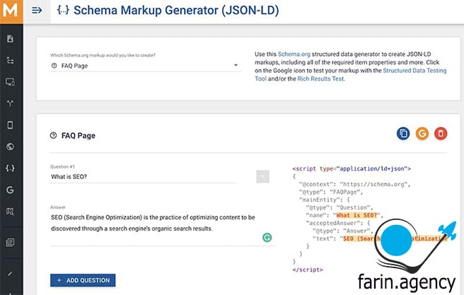 ابزارهای بررسی سئوMerkle’s Schema Markup Generator 